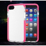 Wholesale iPhone 8 Plus / 7 Plus Mesh Hybrid Case (Hot Pink)